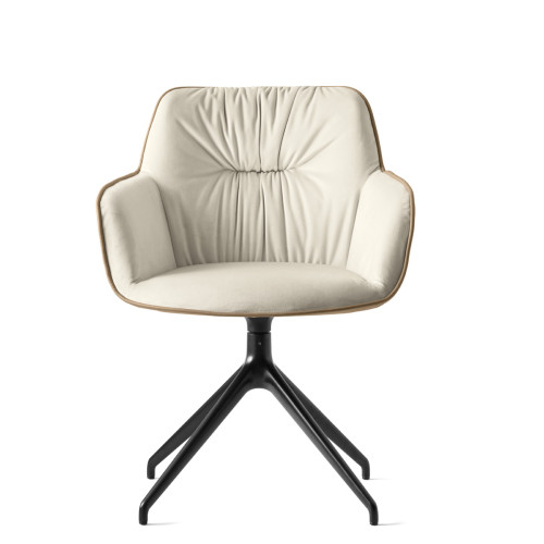 CALLIGARIS COCOON ARMCHAIR WITH ALUMINIUM SWIVEL LEGS CALLIGARIS COCOON ARMCHAIR WITH ALUMINIUM SWIVEL LEGS